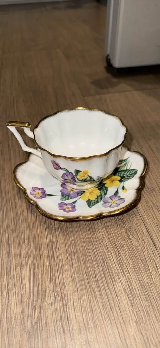 Vintage 1930’s Tea Cup, SALISBURY PRIMULA, Teacup And Saucer, Mother's Day